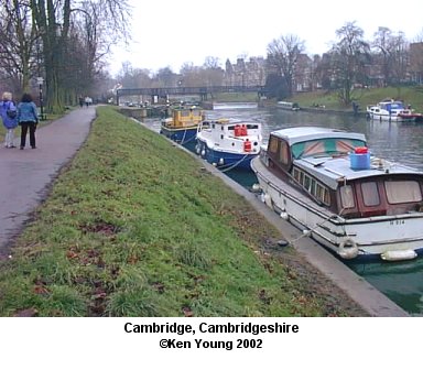Cambridge, Cambridgeshire, England. There are no links to or from this image. &copy;2002 - Ken Young