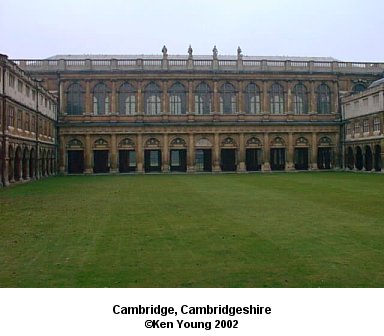Cambridge, Cambridgeshire, England. There are no links to or from this image. &copy;2002 - Ken Young