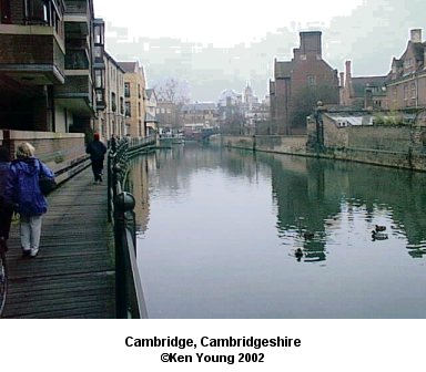 Cambridge, Cambridgeshire, England. There are no links to or from this image. &copy;2002 - Ken Young