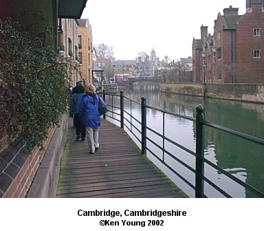 Cambridge, Cambridgeshire, England. There are no links to or from this image. &copy;2002 - Ken Young