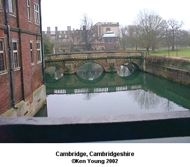 Cambridge, Cambridgeshire, England. There are no links to or from this image. &copy;2002 - Ken Young