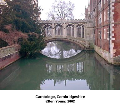 Cambridge, Cambridgeshire, England. There are no links to or from this image. &copy;2002 - Ken Young