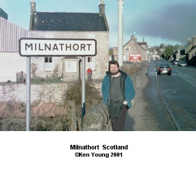 This is a photo taken for me by James Carter at Milnathort, Scotland. There are no links to or from this image. &copy;2001 - Ken Young