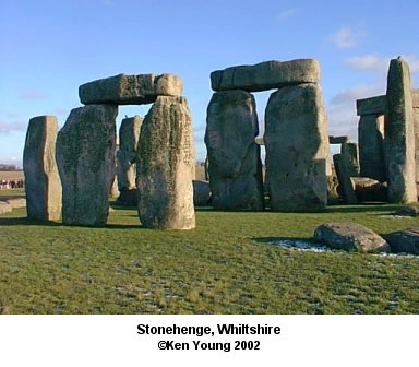 Stonehenge, Whiltshire, England. There are no links to or from this image. &copy;2002 - Ken Young