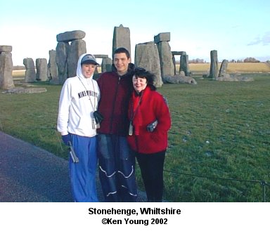 Stonehenge, Whiltshire, England. There are no links to or from this image. &copy;2002 - Ken Young