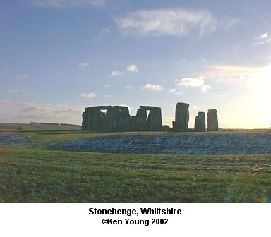 Stonehenge, Whiltshire, England. There are no links to or from this image. &copy;2002 - Ken Young