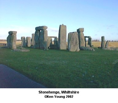 Stonehenge, Whiltshire, England. There are no links to or from this image. &copy;2002 - Ken Young