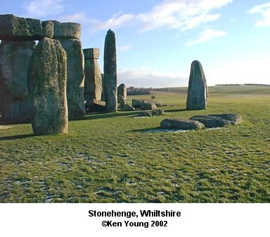 Stonehenge, Whiltshire, England. There are no links to or from this image. &copy;2002 - Ken Young