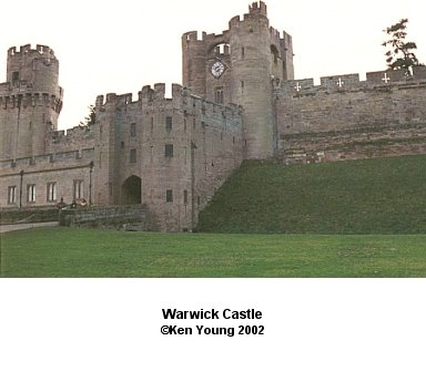 Warwick Castle. There are no links to or from this image. &copy;2002 - Ken Young