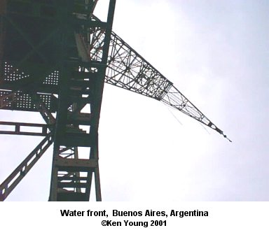 Water front views, Buenos Aires, Argentina. There are no links to or from this image. &copy;2001 - Ken Young